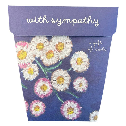 With Sympathy Card Gift of Seeds