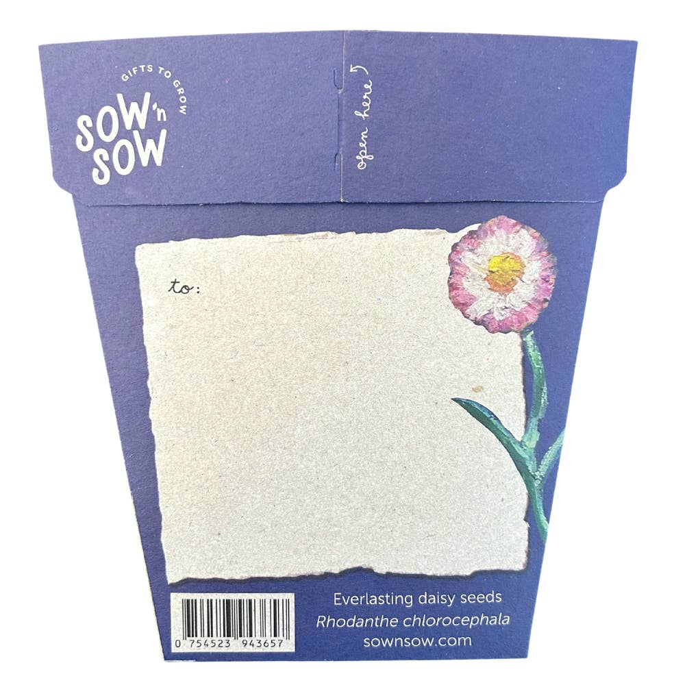 With Sympathy Card Gift of Seeds
