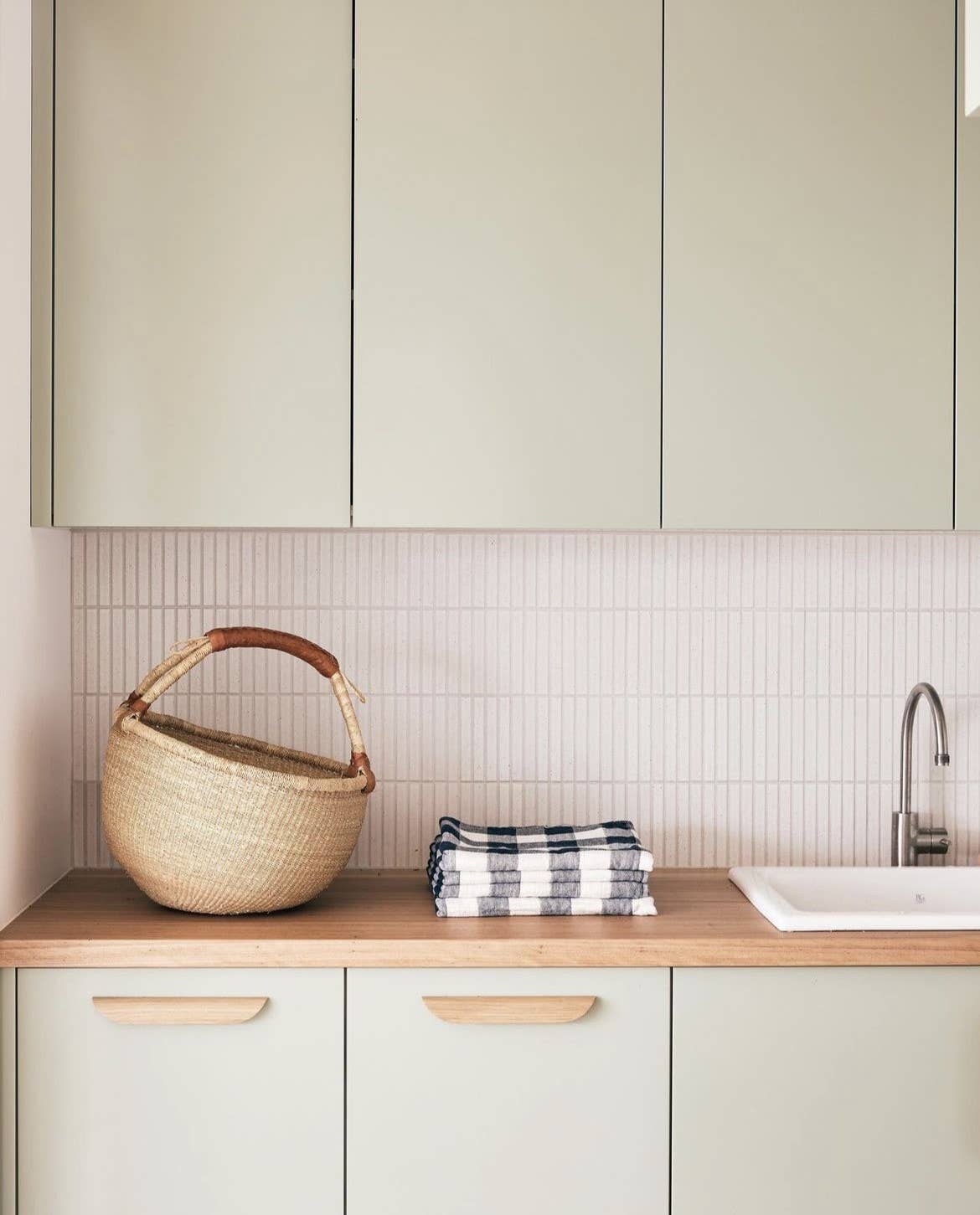 Natural Round basket: Small