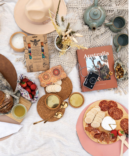 Beeswax Wraps Lunch & Snack in Flora & Fauna