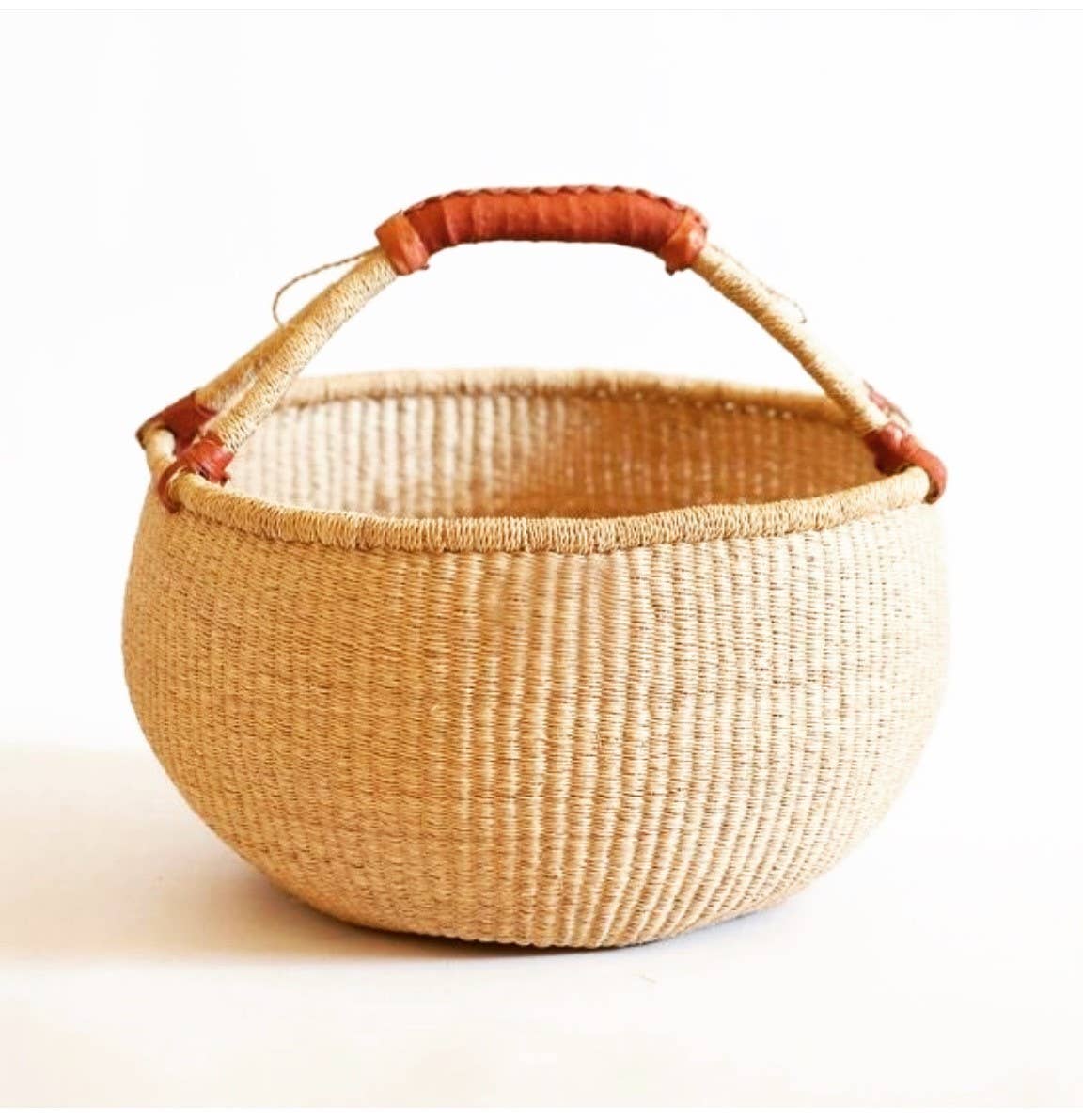 Natural Round basket: Medium