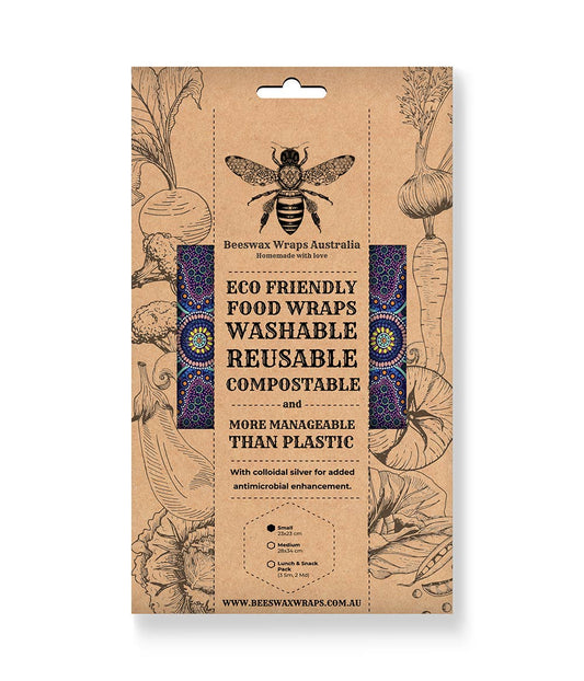 Beeswax Wrap.Small Single in Flora & Fauna