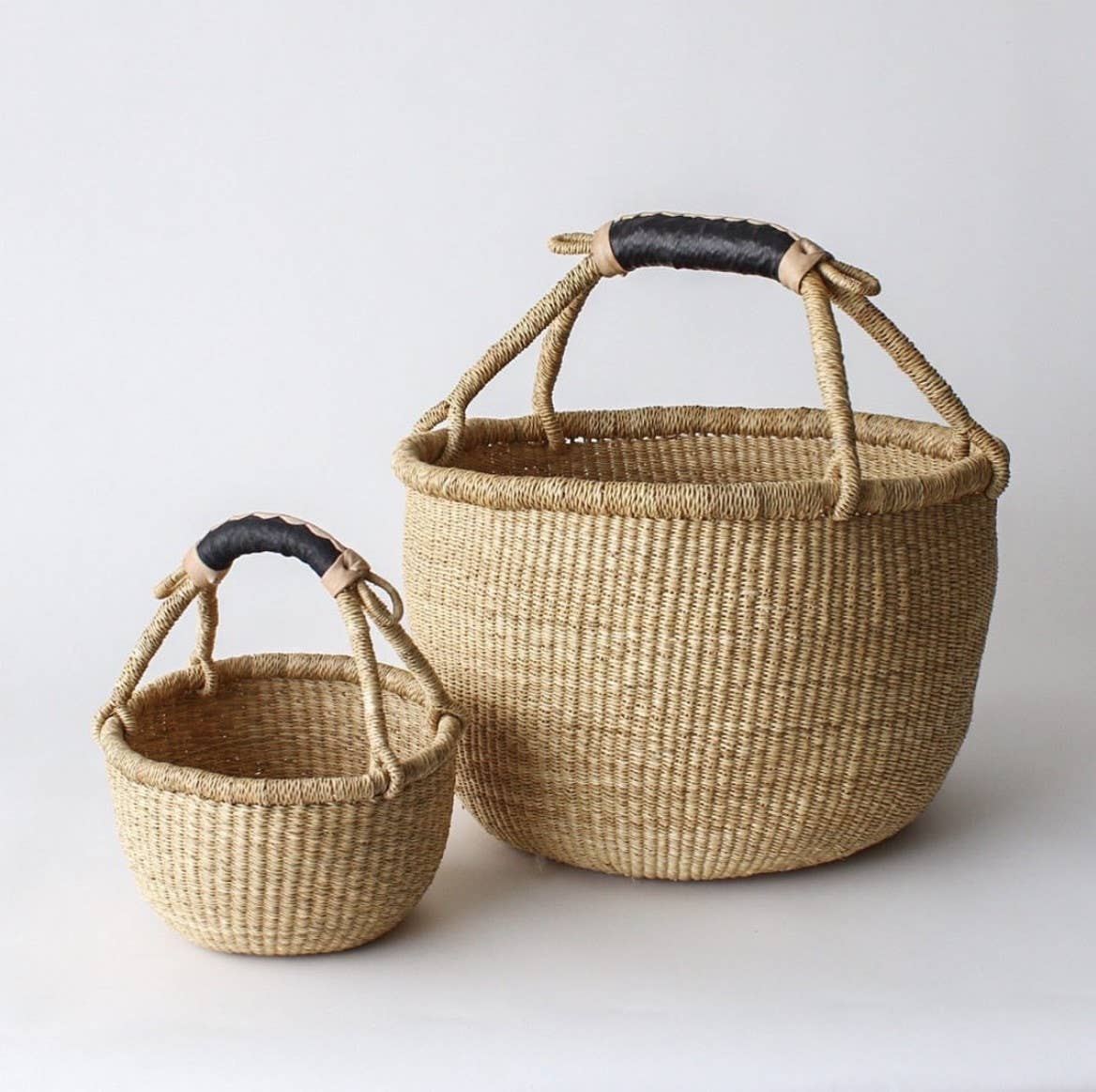 Natural Round basket: Medium