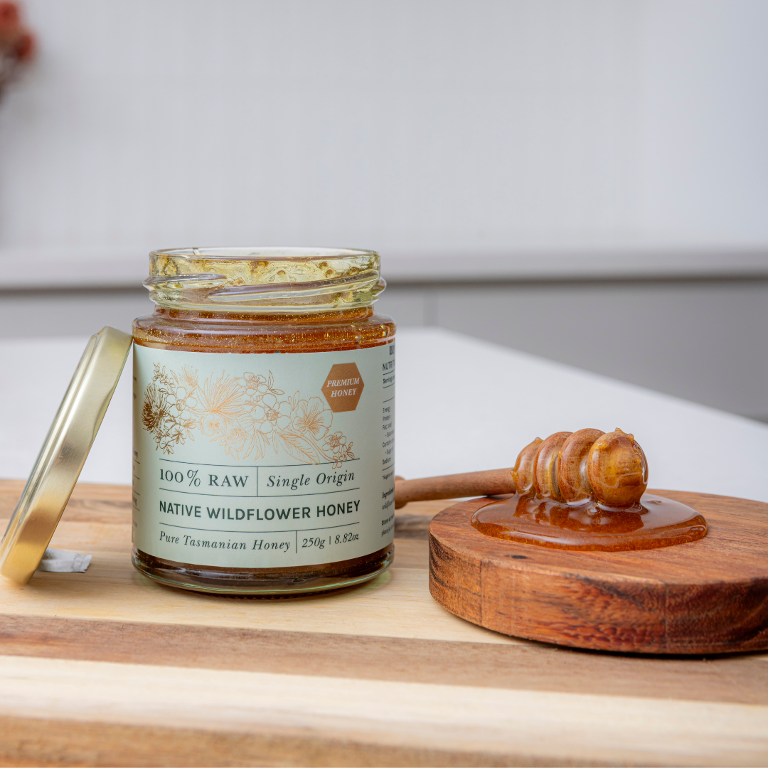 Flinders Island Native Wildflower Honey - 100% Raw, Botanical Blend.